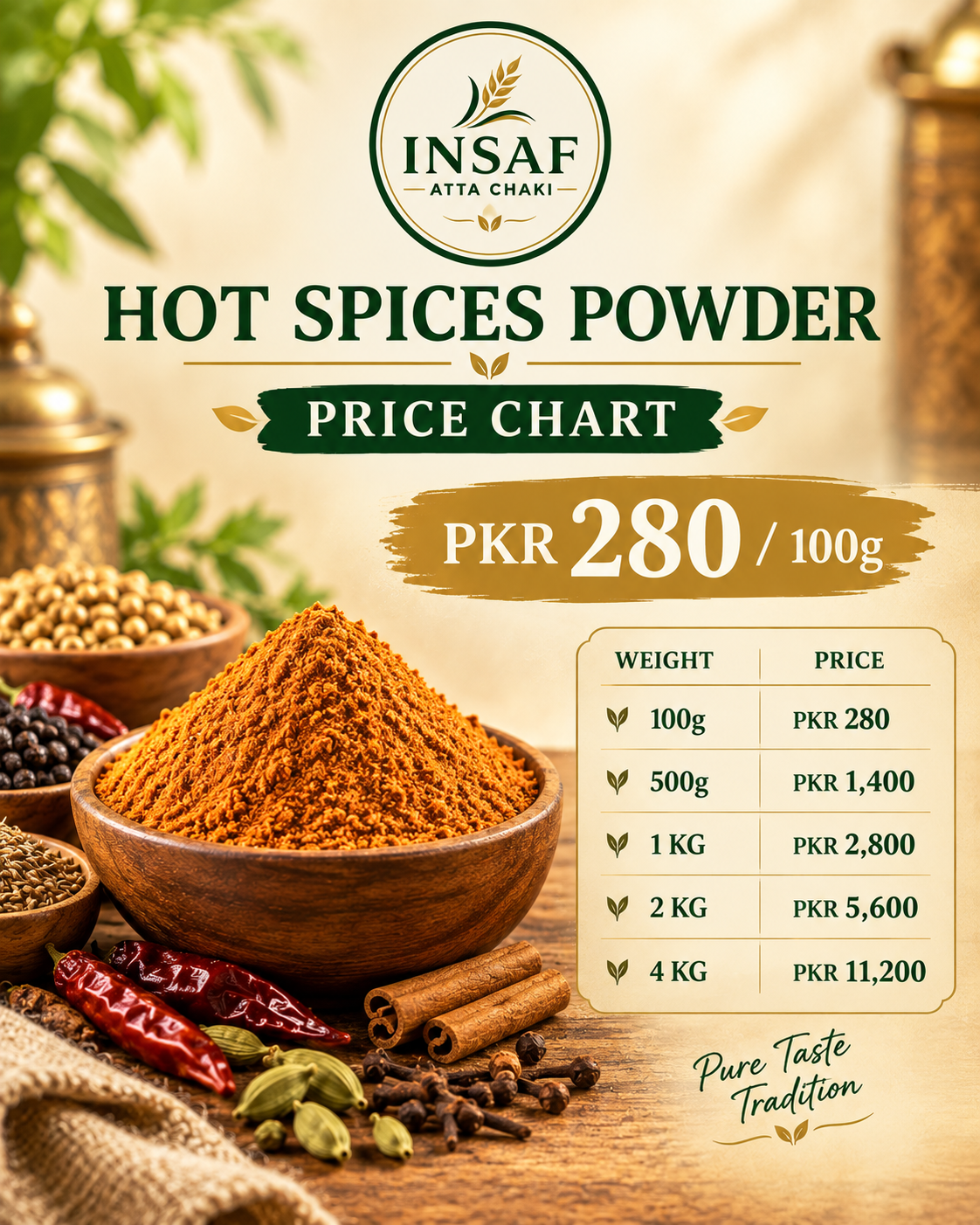 Hot Spices Powder